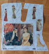 Papier ryżowy damy kobiety decoupage dekupaż