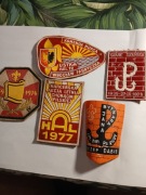 Zestaw naszywek ZHP.5 sztuk.Lata 70