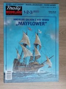 Mały Modelarz 2023/1-2-3 angielski galeon z XVII w "Mayflower"