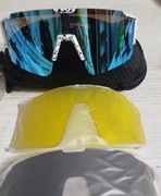 BangLong OKULARY POLARYZACYJNE UV 400 Z  3 WYMIENNYMI SZKŁAMI 