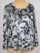 MONA Aksamitna bluzeczka jak nowa 48