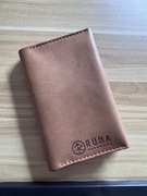 Duży skórzany portfel w pełni wykonany ręcznie