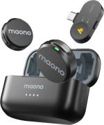 Maono Wave T5 bezprzewodowy zestaw mikrofonów USB-C do nagrań i stream 30h