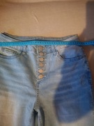 Jeansy damskie niebieskie 