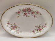 Owalne naczynie talerz półmisek Paragon Victoriana Rose kwiaty róże 