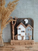 Drewniany wieszak na klucze