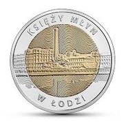 POLSKA MONETA 5 zł 2016 r. ZAMEK POMORSKI W SZCZECINIE   UNC