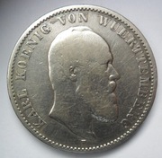 2 marki 1876 F Wirtembergia