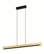 Lampa wisząca CAMACHO LED 25,5W 3000K - czarny/drewno