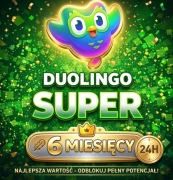 Duolingo super 6 miesięcy | Błyskawiczna dostawa