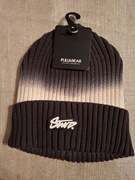 Czapka mrska cieniowana szara akrylowa M Pull&Bear