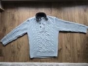 Ciepły sweter szary rozmiar M