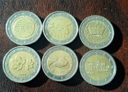Zestaw monet 2 euro okolicznościowe