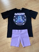 Komplet t-shirt getry H&M r.140 