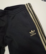 Adidas Originals damskie spodnie dresowe L czarne 2000s Y2K vintage