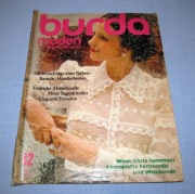 Burda Moden 12/1972 + wykroje Vintage Moda szycie krawiectwo