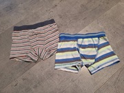 2 pary bokserki chłopięce 86-92 w paski