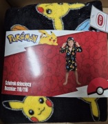 Szlafrok dziecięcy 110/116 pokemon pikachu nowy