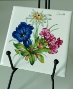 Ceramiczna płytka "Alpejskie kwiaty" , Villeroy & Bosch 