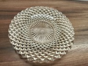 HS Ząbkowice szklana patera talerz PRL Vintage