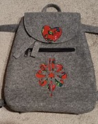 Plecak plecaczek filcowy