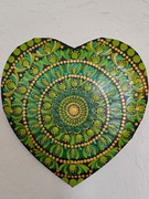 Mandala Serce energetyczna , akrylowa