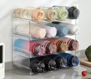 Lifewit stojak na 16 butelek sok woda wino kuchnia lodówka spiżarnia 