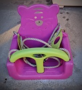 Huśtawka dla dzieci 3w1 rośnie razem dzieckiem miś 