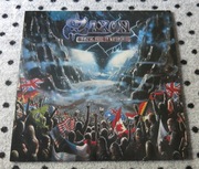 SAXON - Rock The Nations LP 1986 EMI EU FIRST PRESS OIS EX