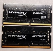 Pamięć RAM 8GB (4+4) DDR4 PC4 SO-DIMM HyperX impact Kingston