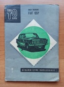 Plan modelarski FIAT 125P ZRÓB TO SAM Wydawnictwo Harcerskie 1970 NOS