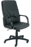 FOTEL BIUROWY OBROTOWY MANAGER CZARNY NOWY STYL