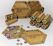 Neuroshima Hex - pudełko/organizer/case turystyczny do gry planszowej