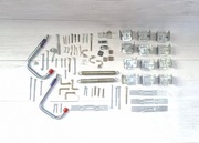 Zestaw montażowy Akcesoria metalowe do montażu Haki Śrubki Wkręty 37 el