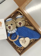 Zestaw szydełkowy zabawki hand made, rękodzielo