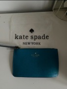 Kate Spade New York oryginalna saszetka / portfel wristlet turkusowy