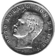 Bawaria 3 marki, 1909 r