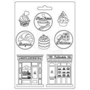 Foremka do odlewów A5 Oh La La Patisserie K3PTA5647 Stamperia