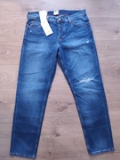 Spodnie jeansy MUSTANG Albert wysoki stan męskie dżinsy proste nowe 36/34