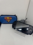 Sony PSP Street (E1004) - Zestaw z Ładowarką i Etui - Matowa Czarna