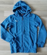 Puma TEAMGOAL 23 rozpinana bluza z kapturem niebieski bawełna 146-152cm