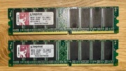 Kingston 2GB KIT (2x1GB) DDR1 400MHz | KTA-G5400/1G | Retro PC High-End