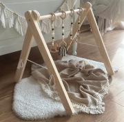 Stojak edukacyjny Baby Gym + 4 zawieszki