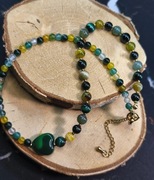 Choker kamienie naturalne Agat indyjski 