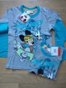 zestaw Disney 122/128 Myszka Mickey na deskorolce 2pak bluzka długi rękaw 