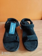 Sandałki męskie LANETTI TEREK-07 MBS Czarne roz. 44