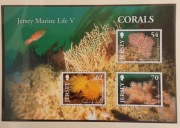 W. Brytania ( JERSEY) 2004  Mi blok 46 koralowce ryba  idealny