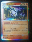 HOLO Chandelure 038/167 Karta POKEMON TCG S&V Twilight Masquerade
