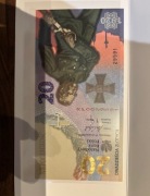 Banknot 20 zł - Bitwa Warszawska 1920 - 2020 rok