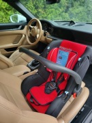 Hello Baby Fotelik Samochodowy Czerwony Bordo  Nosidełko Isofix 0-13 kg
